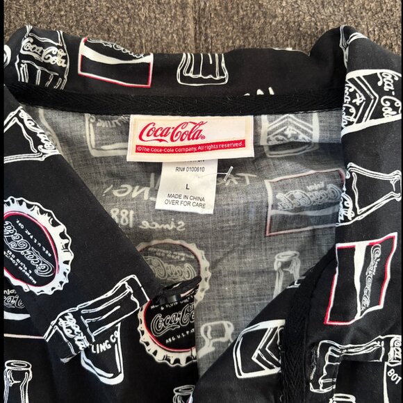 Coca Cola Button Down T-Shirt - Picture 3 of 3